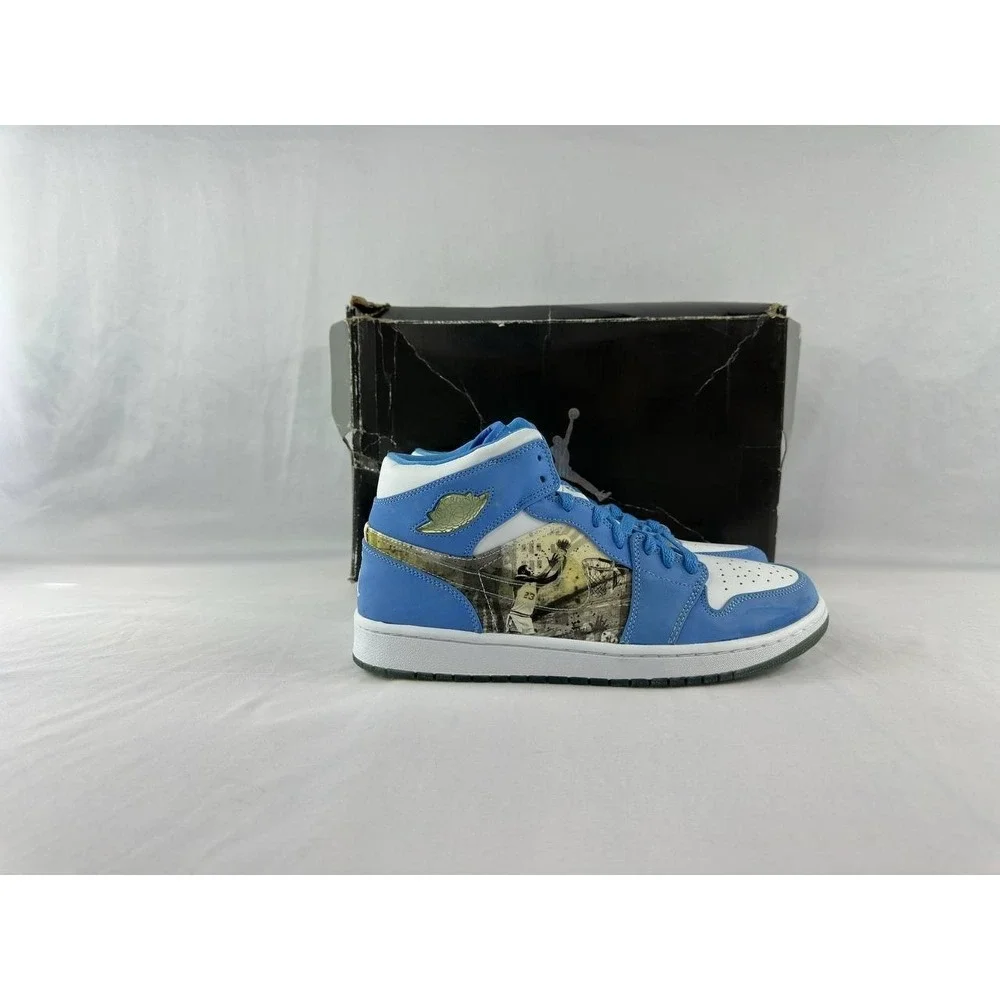 Nike Air Jordan 1 Retro Alpha 'White University Blue' 2007 316269-142 Size 12
